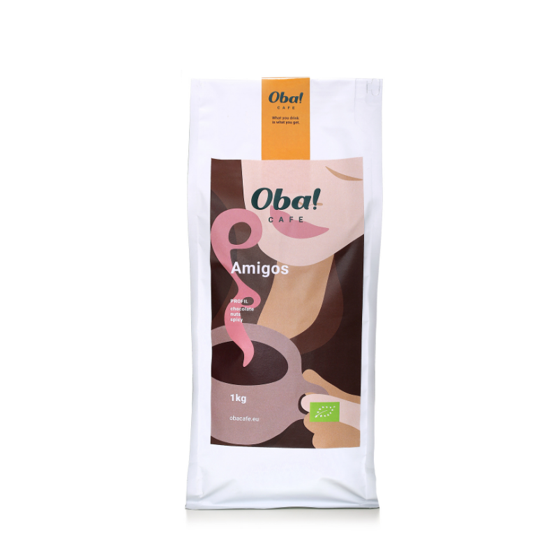 BIO - Oba! Cafe - Amigos | Espresso Blend | Specialty Coffee | frisch gerösteter Kaffee| DE-ÖKO-007