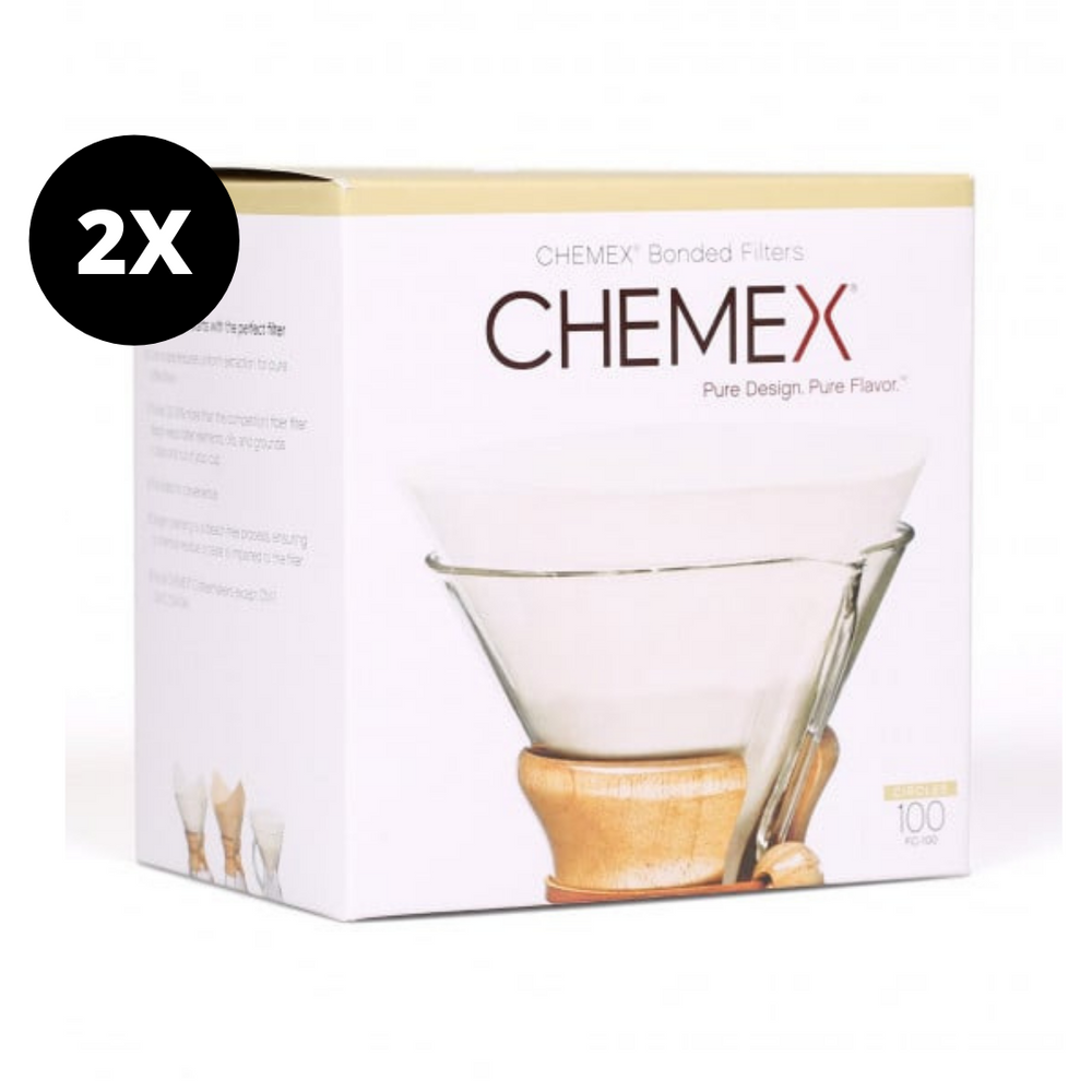 2 x Chemex Filterpapier Weiss Für 6, 8 und 10 Tassen (Circles) / FC100